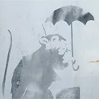 Nhật Bản xôn xao về bức vẽ "chuột cầm ô" bí ẩn ở nhà ga Tokyo