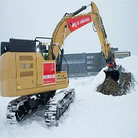 Máy xúc chạy hoàn toàn bằng điện, có cục pin nặng 3,4 tấn, hoạt động 7 tiếng mỗi lần sạc