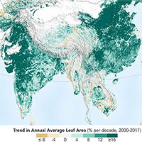 Ô nhiễm đứng đầu thế giới nhưng Ấn Độ và Trung Quốc lại đang làm Trái đất xanh hơn