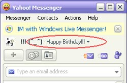 Status trên YM - khúc biến tấu của cảm xúc