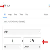 1 inch bằng bao nhiêu cm?