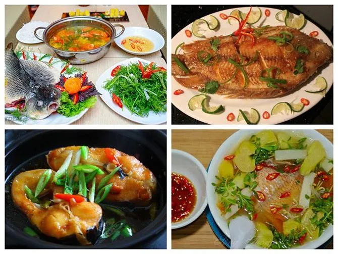 Cá có thể chế biến được nhiều món ăn