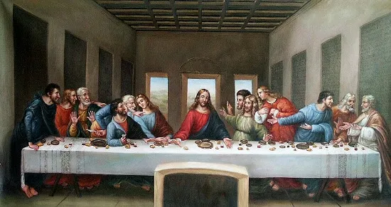 Chúa Jesus và 12 Tông Đồ.