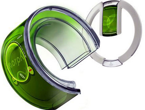 Mẫu thiết kế điện thoại làm từ graphene của Hãng Nokia