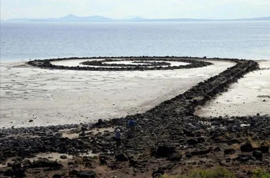 Khu vực Spiral Jetty của thành phố Brigham (Mỹ)