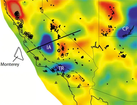 Mảng Isabella đã được tìm thấy ở độ sâu 100km bên dưới California