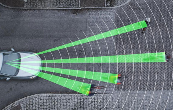 Xe phát hiện vật cản