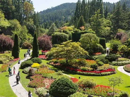 Vườn hoa Butchart, Canada.