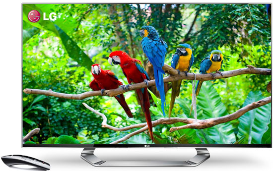 Một mẫu TV 3D thông minh của LG.