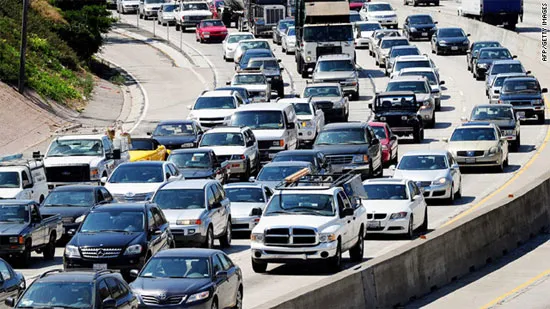 Kẹt xe là vấn đề nan giải tại Los Angeles