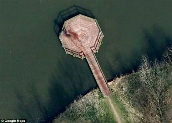 Hình ảnh được cho là hiện trường vụ giết người ở Hà Lan trên Google Earth