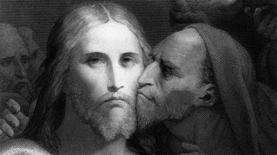 Nụ hôn của Judas theo tưởng tượng của họa sĩ
