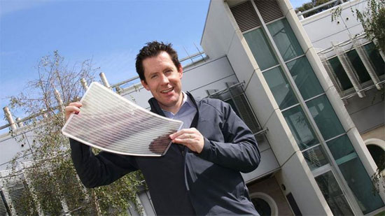 Sản xuất pin mặt trời mới cho ra sản phẩm tương đương khổ giấy A3 được in ra từ máy in