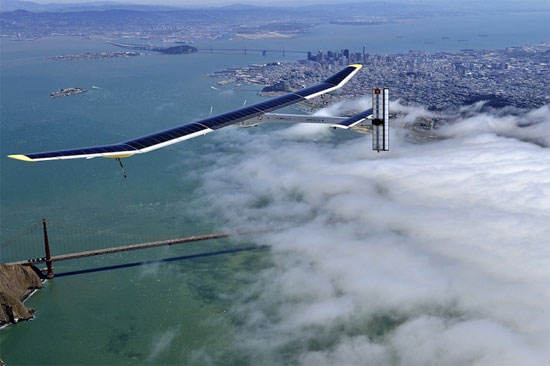 Máy bay Solar Impulse.