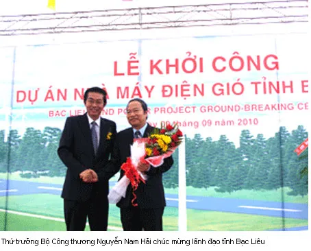 Điện gió trên biển Việt Nam