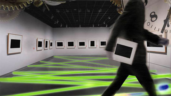 Ảnh mô phỏng áo "tàng hình" thời gian không chỉ "hô biến" được vật thể mà còn toàn bộ sự kiện xảy ra tại một thời điểm nào đó.