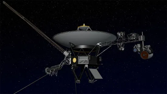Hình vẽ minh họa tàu Voyager 1 của NASA