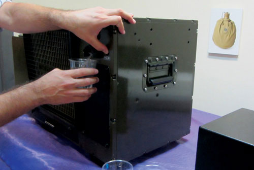 Thiết bị WTU cung cấp nước tại một văn phòng ở Tel Aviv, Israel