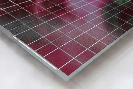 Pin mặt trời nhiều màu