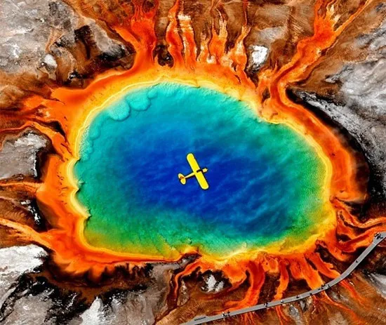 Hồ đa sắc Grand Prismatic Spring ở Mỹ