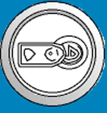 ột đường viền được nắn nổi lên xung quanh miệng nắp.