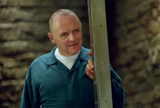 Nhân vật biến thái Hannibal Lecter trong bộ phim Sự im lặng của bầy cừu