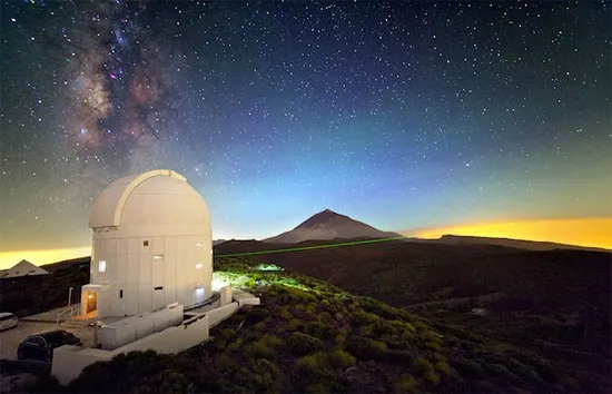 Trạm quang học mặt đất tại Tenerife