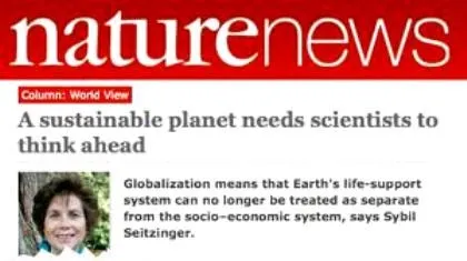 Trang Khoa học của Nature News.