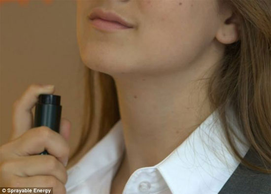 Sản phẩm Sprayable Energy có thể sử dụng tương tự như nước hoa, nhưng được khuyến cáo không nên xịt quá 20 lần/ngày.