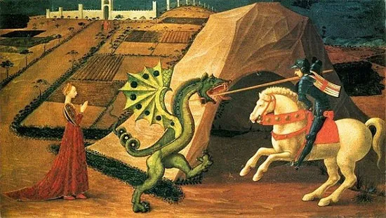 St. George và con Rồng - tranh của danh họa Paolo Uccello, 1470