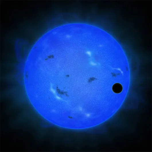 Gliese 1214b đang quay quanh ngôi sao chủ