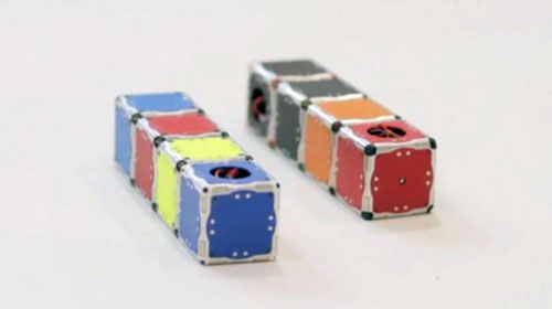 Robot Khối-M tự tìm nhau để kết thành các cấu trúc theo yêu cầu