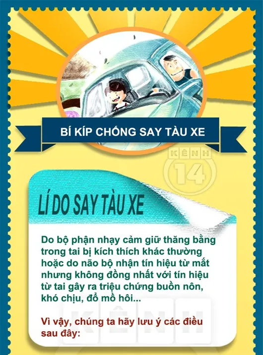 Những mẹo cơ bản giúp bạn thoát khỏi say xe