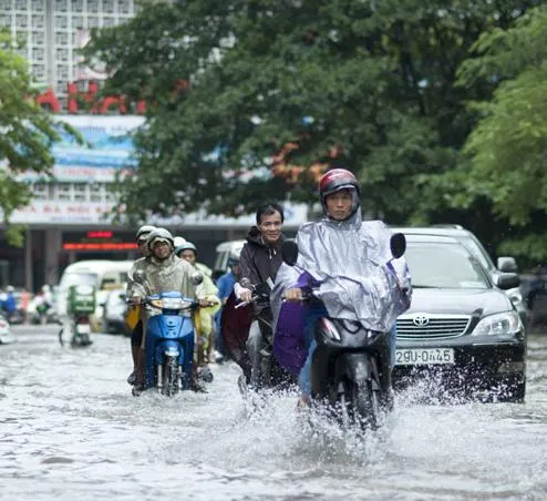 Nguy cơ ngập lụt ở Hà Nội là rất lớn