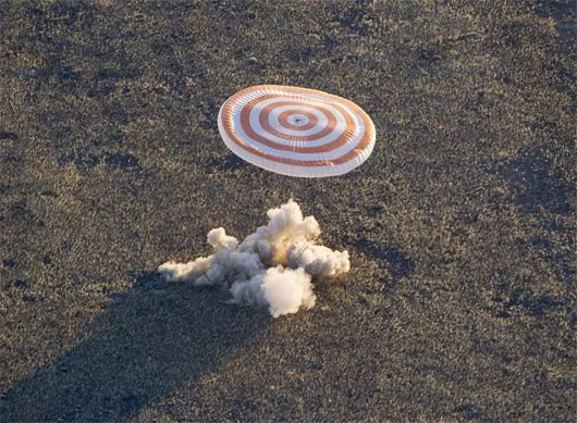 Tàu Soyuz TMA-09M trở về an toàn tại Kazakhstan