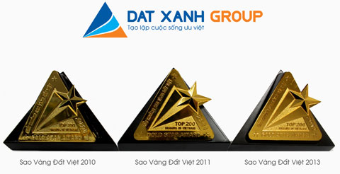 Đất Xanh 3 lần liên tiếp nhận giải thưởng Sao Vàng Đất Việt