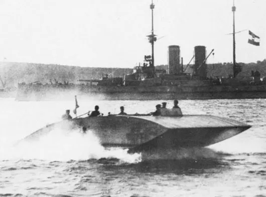 Mẫu tàu của Thomamühl được thử nghiệm năm 1916