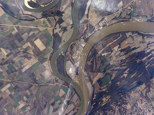 Sông Ohio và Mississippi, Illinois, Mỹ