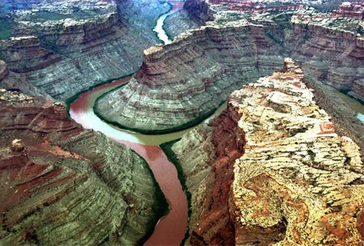 Sông Xanh và sông Colorado, Utah, Mỹ