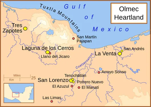 Khu khảo cổ San Lorenzo Tenochtitlán ở bang miền Đông Veracruz