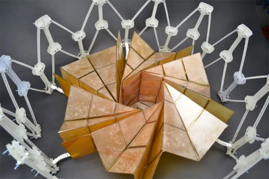 Pin quang điện Origami dùng trong không gian