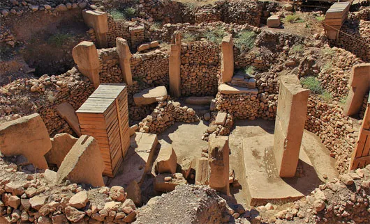 Toàn cảnh khu đền Göbekli Tepe.