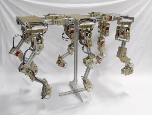 rong ảnh là robot 6 chân của nhóm Chiron từ thành phố Salt Lake, bang Utah, Mỹ.