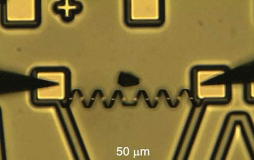 Mẩu cơ rô bốt kích thước 50 micromét
