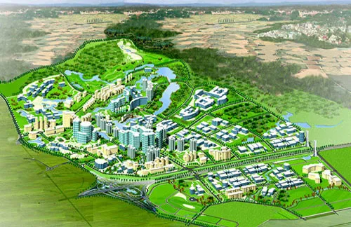 Phối cảnh Khu công nghệ cao Hòa Lạc.