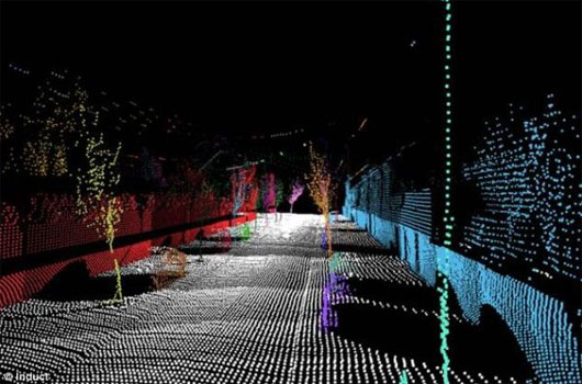 Cảm biến của Navia sẽ nhận diện các hình ảnh như thế này để tránh chướng ngại vật và tìm đường