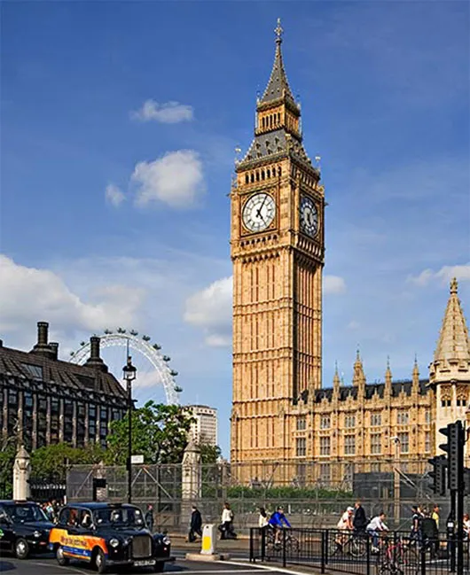 Big Ben (Anh) là tên tháp đồng hồ