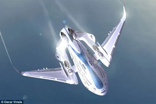 Máy bay Sky Whale được thiết kế với sức chứa 755 hành khách