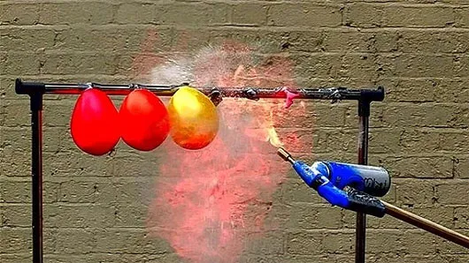 Những chùm bóng bay vô hại nhưng trong điều kiện đặc biệt lại đột nhiên phát nổ.