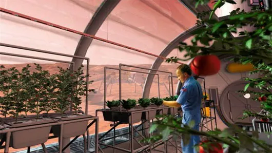 Mô hình trồng các loại thực vật trên ISS